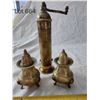 Image 2 : Assorted Salt and Pepper shakers and 1 pepper grinder