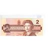 Image 1 : 1986 $2. Thiessen-Cross signatures. CBD Prefix. BC-55b. Uncirculated.