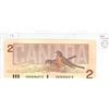 Image 2 : 1986 $2. Thiessen-Cross signatures. CBD Prefix. BC-55b. Uncirculated.