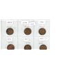 Image 2 : Lot of 6 U.S. Indian Head Cents. Includes 1883, 1899, 1900, 1903, 1905 & 1907. All have been cleaned