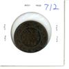Image 2 : 1882H Canadian Victorian Large Cent. Obverse 1 (Round Chin). Heaton Mint. F-12.