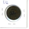 Image 2 : 1884 Canadian Victorian Large Cent. Obverse 2 (Double Chin). F-12.