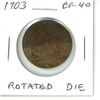 Image 1 : 1903 Canadian Large Cent. EF-40. Rotated Die.