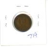 Image 2 : 1927 Canadian Small Cent. VF-20. Semi-Key Date.