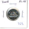 Image 2 : 2008 5 Cents. Proof Like -65. Gem.