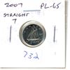 Image 1 : 2007 Straight 7 Canadian 10 Cents. Proof Like-65.