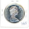 Image 2 : 1967 Canadian Silver Dollar. One Year Type. MS-64 with Cameo. Bright White.