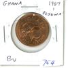 Image 1 : Ghana. 1967 1 Pesewa. BU Red.