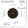 Image 1 : Hungary. 1896 2 Filler. VF+.