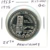 Image 1 : 1953 – 1978 Kitimat BC Trade Dollar. 25th Anniversary. Token Pole. BU.