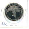Image 2 : 1977 Grande Prairie Alberta Trade Dollar. Trading Post on Lake Saskatoon. BU.