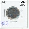 Image 1 : 1951 Canadian Five Cent.