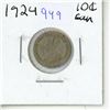 Image 1 : 1924 Canadian Ten Cent.