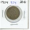 Image 1 : 1904 Canadian Twenty-Five Cent.