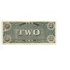Image 1 : Counterfeit Confederate States of America 1862 $2. This is not a real note.
