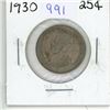 Image 1 : 1930 Canadian Twenty-Five Cent.