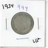 Image 1 : 1934 Canadian Twenty-Five Cent.