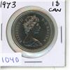 Image 1 : 1973 Canadian One Dollar Coin.