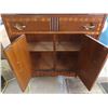 Image 4 : Beautiful brown colour wooden china cabinet 60"x32"x14"