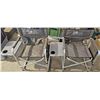 Image 1 : 2 camping folding director chairs with table w/ cupholder and 4 pockets on the left side 2 velcrow, 