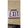 Image 1 : vintage hanging exit sign one sided