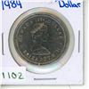 Image 1 : 1984 Canadian One Dollar Coin.