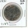 Image 1 : 1971 USA Kennedy Half Dollar.