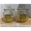 Image 1 : Pair of MR. peanut glass jars