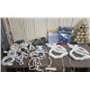 Image 1 : assorted christmas lights and extention cords