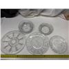 Image 1 : 3 Glass Plate and Bowls.