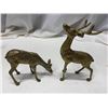Image 1 : Vintage Brass Deers.