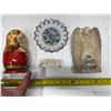 Image 1 : Matryoshka Doll, Petite Statue, The Lord's Prayer and Made in Japan Plate.