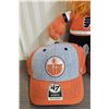 Image 2 : edmonton oiler hat, california hat and gritty mascot plushie