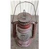 Image 1 : vintage red small lantern