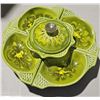 Image 2 : snack and dip platter with spinning plate