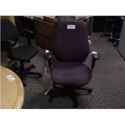 Purple Hi-back Multi Lever Ergo Task Chair