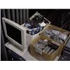 Image 1 : 3 Boxes Of Misc. Computer Equipment And Flat