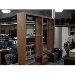 Cherry 8 Foot Commercial Double Unit Display Case