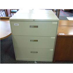 Cream 3 Dr Lateral File Cabinet