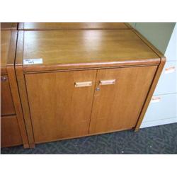 Cherry Oak 2 Dr. Lateral File Cabinet