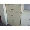 Image 1 : Cream 4 Drawer Lateral File Cabinet