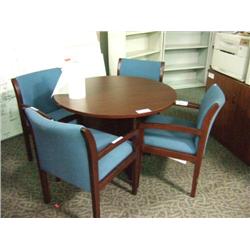 Cherry 36  Round Conference Table