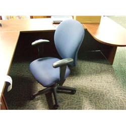 Blue Mid Back Ergo Multi  Lever Task Chair