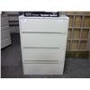 Image 1 : Cream 4 Drawer Lateral File Cabinet