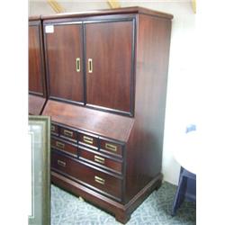 Mahogany Multi Drawer TV Armoire