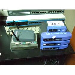 3 Linksys + Misc Broadband Routers