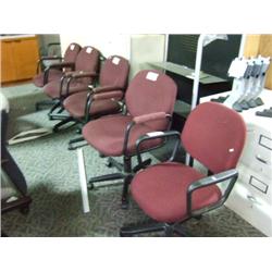 Burgandy Task Chair