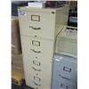 Image 1 : Cream Legal Size 4 Drawer Vertical File Cabinet