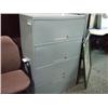 Image 1 : Grey 4 Drawer Lateral File Cabinet