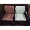 Image 1 : 2 Mahogany Framed Side Chairs